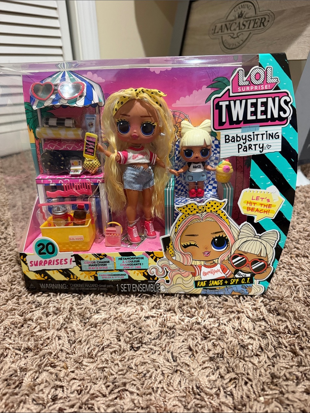 L.O.L. Surprise! Tweens Babysitting Party Doll Set - Blonde, Pink, Blue